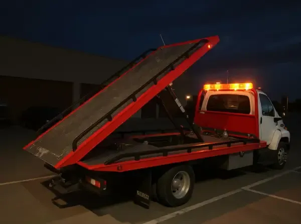 Flatbed rollback for damage-free transport